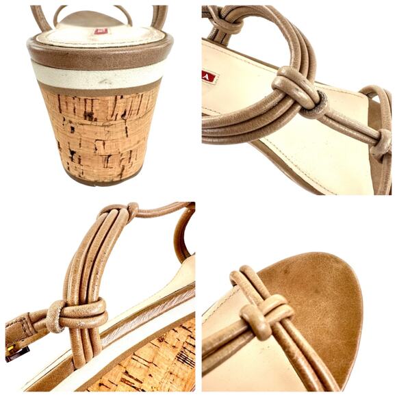 Prada Sport Wedge Sandals - Picture 8 of 8